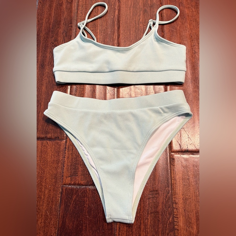 SHEIN Kids Swim Bikini in Light Blue